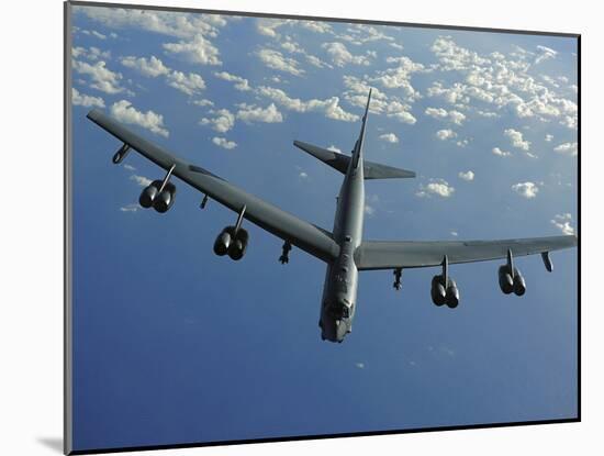 A U.S. Air Force B-52 Stratofortress Flies a Mission over the Pacific Ocean-Stocktrek Images-Mounted Photographic Print