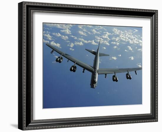 A U.S. Air Force B-52 Stratofortress Flies a Mission over the Pacific Ocean-Stocktrek Images-Framed Photographic Print