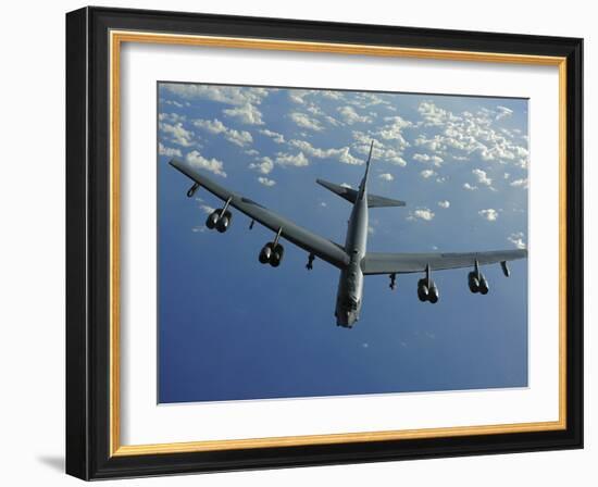 A U.S. Air Force B-52 Stratofortress Flies a Mission over the Pacific Ocean-Stocktrek Images-Framed Photographic Print