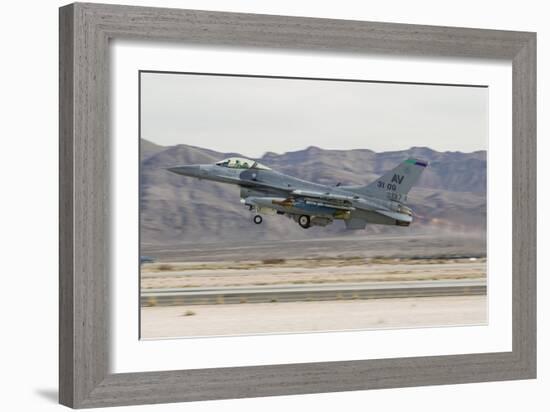 A U.S. Air Force F-16C Fighting Falcon Taking Off-Stocktrek Images-Framed Photographic Print