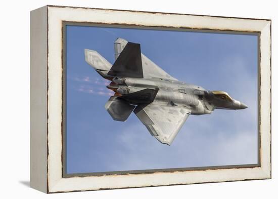 A U.S. Air Force F-22 Raptor Makes a Fast Flyby-Stocktrek Images-Framed Premier Image Canvas