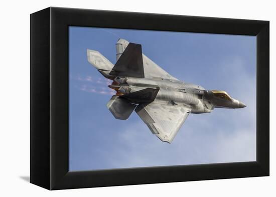 A U.S. Air Force F-22 Raptor Makes a Fast Flyby-Stocktrek Images-Framed Premier Image Canvas