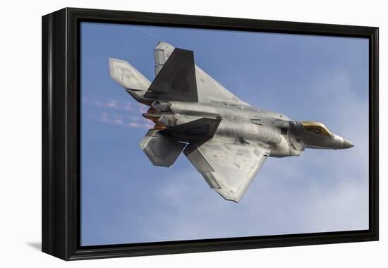 A U.S. Air Force F-22 Raptor Makes a Fast Flyby-Stocktrek Images-Framed Premier Image Canvas