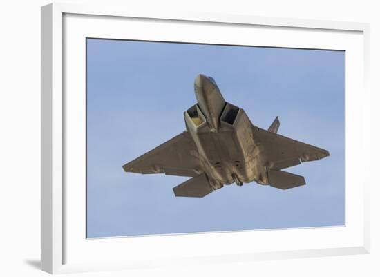 A U.S. Air Force F-22 Raptor-Stocktrek Images-Framed Photographic Print