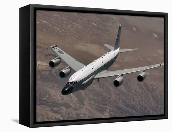 A U.S. Air Force RC-135 Rivet Joint Reconnaissance Aircraft-Stocktrek Images-Framed Premier Image Canvas