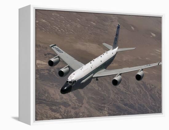 A U.S. Air Force RC-135 Rivet Joint Reconnaissance Aircraft-Stocktrek Images-Framed Premier Image Canvas