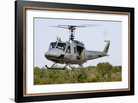 A U.S. Air Force Th-1H Huey Ii During a Training Sortie in Alabama-null-Framed Photographic Print