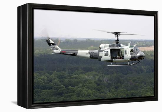 A U.S. Air Force Uh-1H Huey in an Experiment Paint Scheme-null-Framed Premier Image Canvas