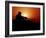 A U.S. Special Forces Soldier Armed with a Mk-12 Sniper Rifle at Sunset-Stocktrek Images-Framed Photographic Print