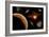 A Ufo on its Journey Through the Vastness of Our Galaxy-null-Framed Art Print