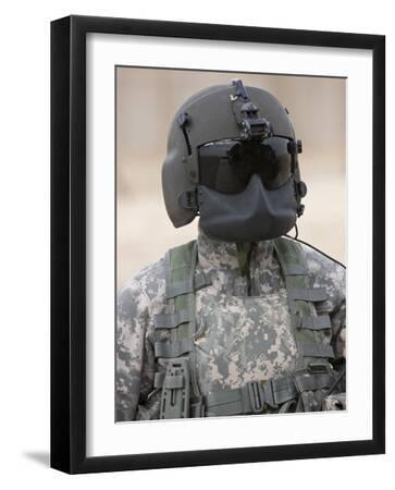 A UH-60 Black Hawk Helicopter Crew Chief' Photographic Print