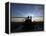 A UH-60 Black Hawk Helicopter on the Flight Line at Sunset-null-Framed Premier Image Canvas