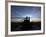 A UH-60 Black Hawk Helicopter on the Flight Line at Sunset-null-Framed Photographic Print