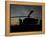 A UH-60 Black Hawk Helicopter on the Flight Line at Sunset-null-Framed Premier Image Canvas