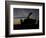 A UH-60 Black Hawk Helicopter on the Flight Line at Sunset-null-Framed Photographic Print