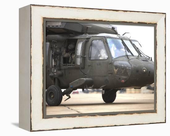 A UH-60 Black Hawk Taxis Out for a Mission over Northern Iraq-null-Framed Premier Image Canvas