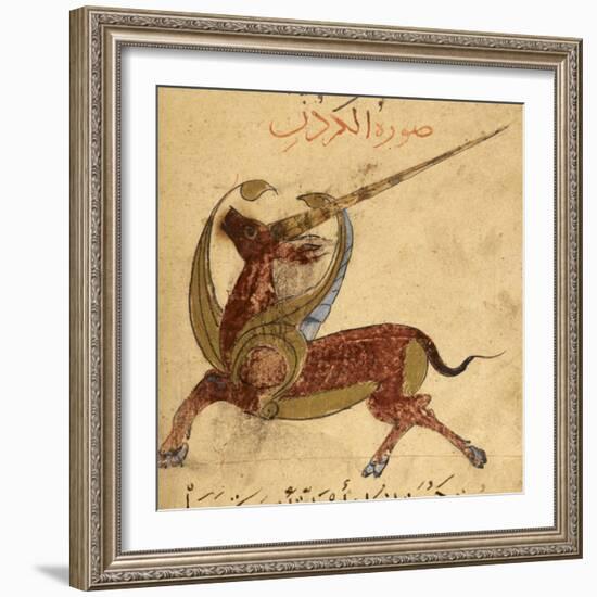 A Unicorn-Aristotle ibn Bakhtishu-Framed Giclee Print