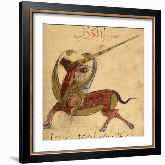 A Unicorn-Aristotle ibn Bakhtishu-Framed Giclee Print