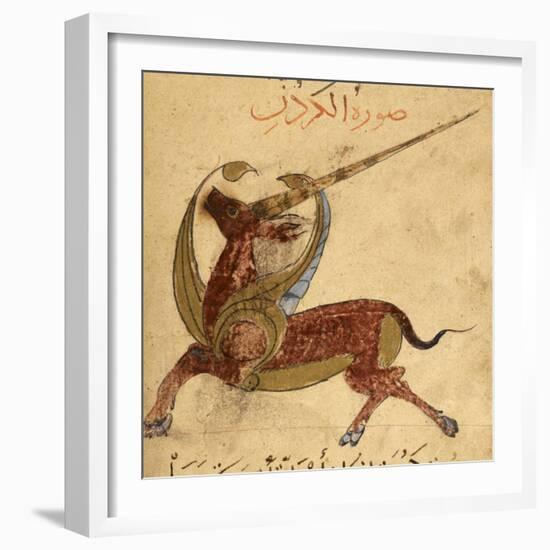 A Unicorn-Aristotle ibn Bakhtishu-Framed Giclee Print