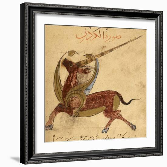 A Unicorn-Aristotle ibn Bakhtishu-Framed Giclee Print