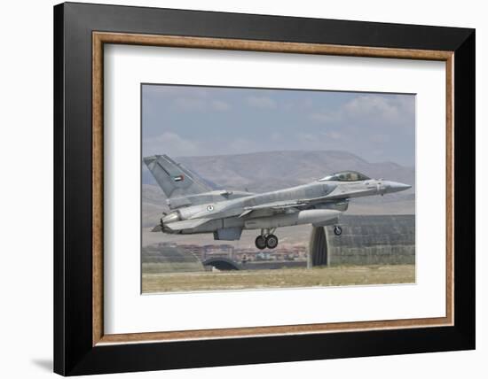 A United Arab Emirates Air Force F-16 Block 52+ at Exercise Anatolian Eagle-Stocktrek Images-Framed Photographic Print