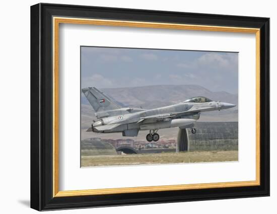 A United Arab Emirates Air Force F-16 Block 52+ at Exercise Anatolian Eagle-Stocktrek Images-Framed Photographic Print