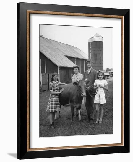 A Unrra Cow for Italy-null-Framed Photographic Print