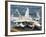 A US Navy F/A-18C Hornet Tied on the Flight Deck of USS Nimitz-Stocktrek Images-Framed Photographic Print