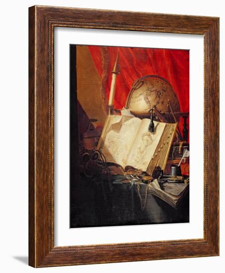 A Vanitas Still Life-Pieter De Ring-Framed Giclee Print