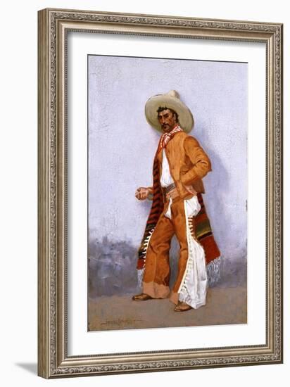 A Vaquero-Frederic Sackrider Remington-Framed Giclee Print