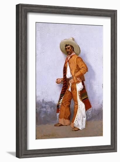 A Vaquero-Frederic Sackrider Remington-Framed Giclee Print