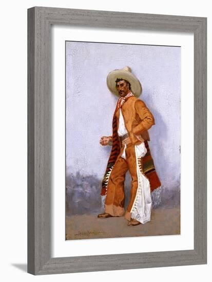 A Vaquero-Frederic Sackrider Remington-Framed Giclee Print