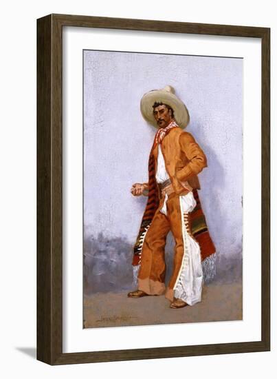 A Vaquero-Frederic Sackrider Remington-Framed Giclee Print