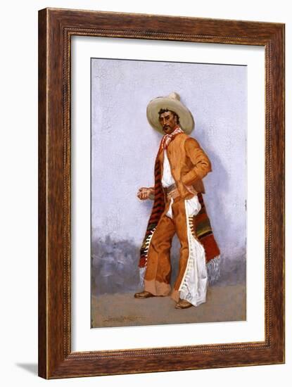 A Vaquero-Frederic Sackrider Remington-Framed Giclee Print