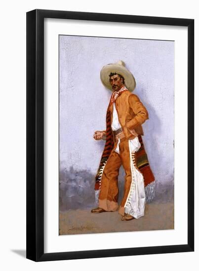 A Vaquero-Frederic Sackrider Remington-Framed Giclee Print