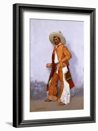 A Vaquero-Frederic Sackrider Remington-Framed Giclee Print