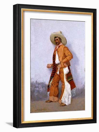 A Vaquero-Frederic Sackrider Remington-Framed Giclee Print