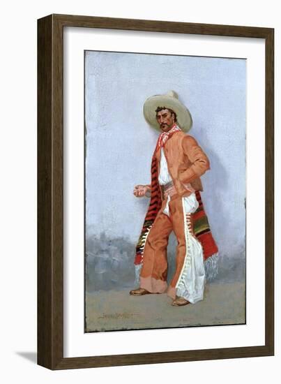 A Vaquero-Frederic Sackrider Remington-Framed Giclee Print