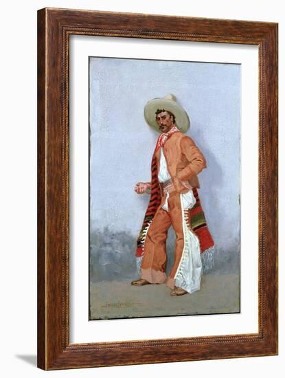 A Vaquero-Frederic Sackrider Remington-Framed Giclee Print