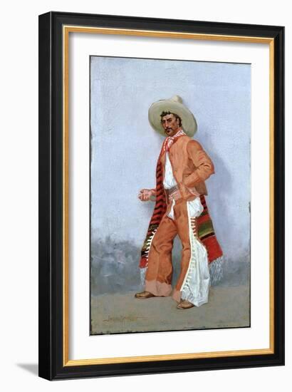 A Vaquero-Frederic Sackrider Remington-Framed Giclee Print