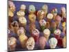A Variety of Ice Cream Cones-Karen M^ Romanko-Mounted Photographic Print