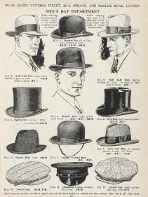 A Variety of Men's Hats Giclee Print by | Art.com