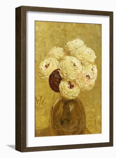 A Vase of Dahlias-Albert Joseph Moore-Framed Giclee Print
