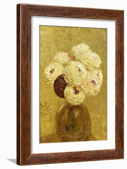 A Vase of Dahlias-Albert Joseph Moore-Framed Giclee Print