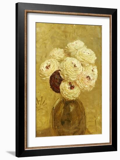 A Vase of Dahlias-Albert Joseph Moore-Framed Giclee Print