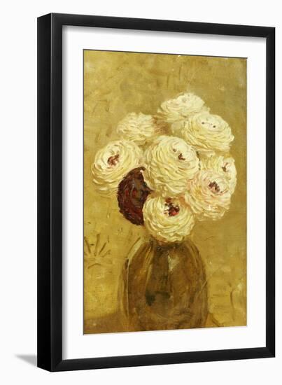 A Vase of Dahlias-Albert Joseph Moore-Framed Giclee Print