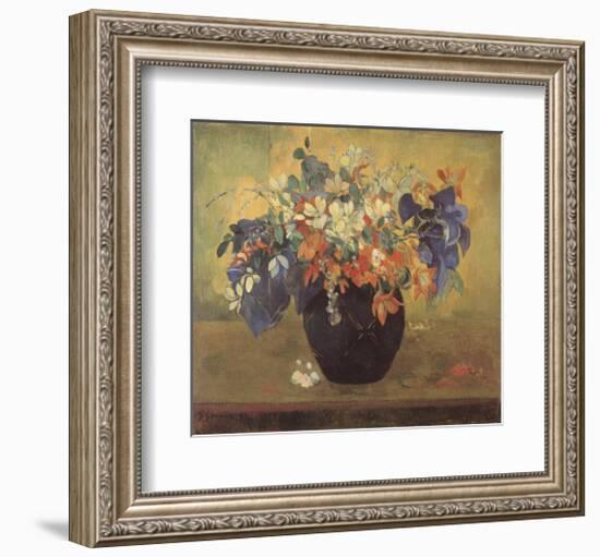 A Vase of Flowers, 1896-Paul Gauguin-Framed Art Print