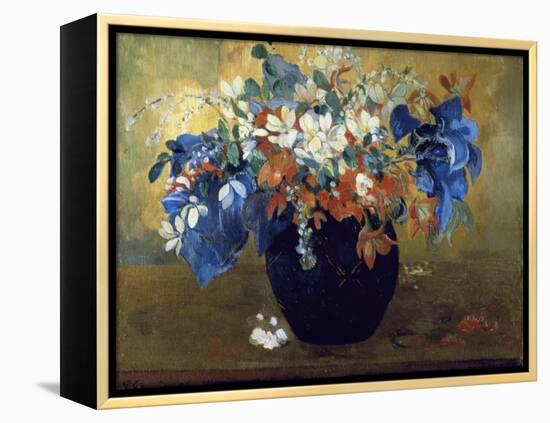 A Vase of Flowers, 1896-Paul Gauguin-Framed Premier Image Canvas