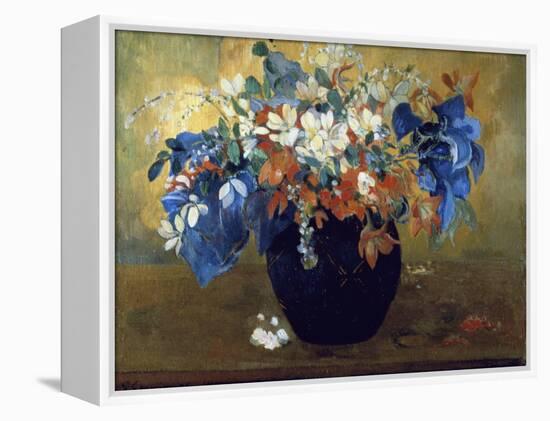 A Vase of Flowers, 1896-Paul Gauguin-Framed Premier Image Canvas