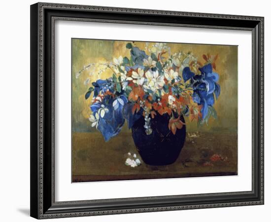 A Vase of Flowers, 1896-Paul Gauguin-Framed Premium Giclee Print